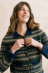 Lily & Me Chestnut Fair Isle Jacket Fair Isle Knit Olive