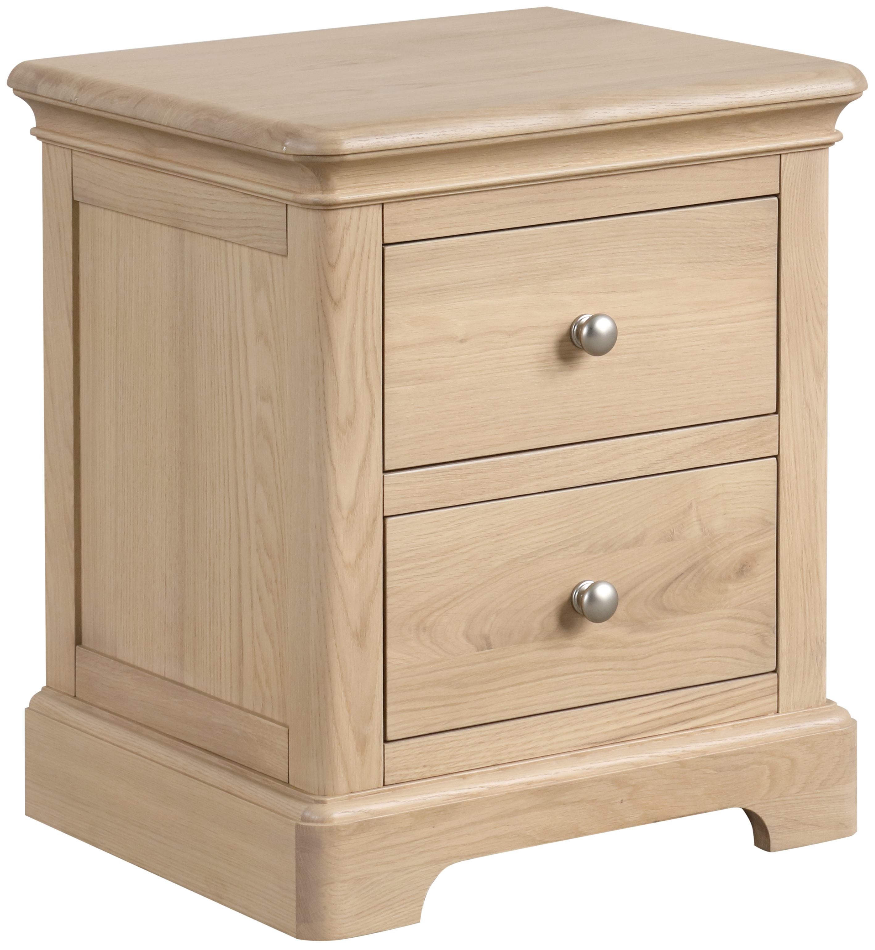 Lytham Oak  2 Drawer Bedside