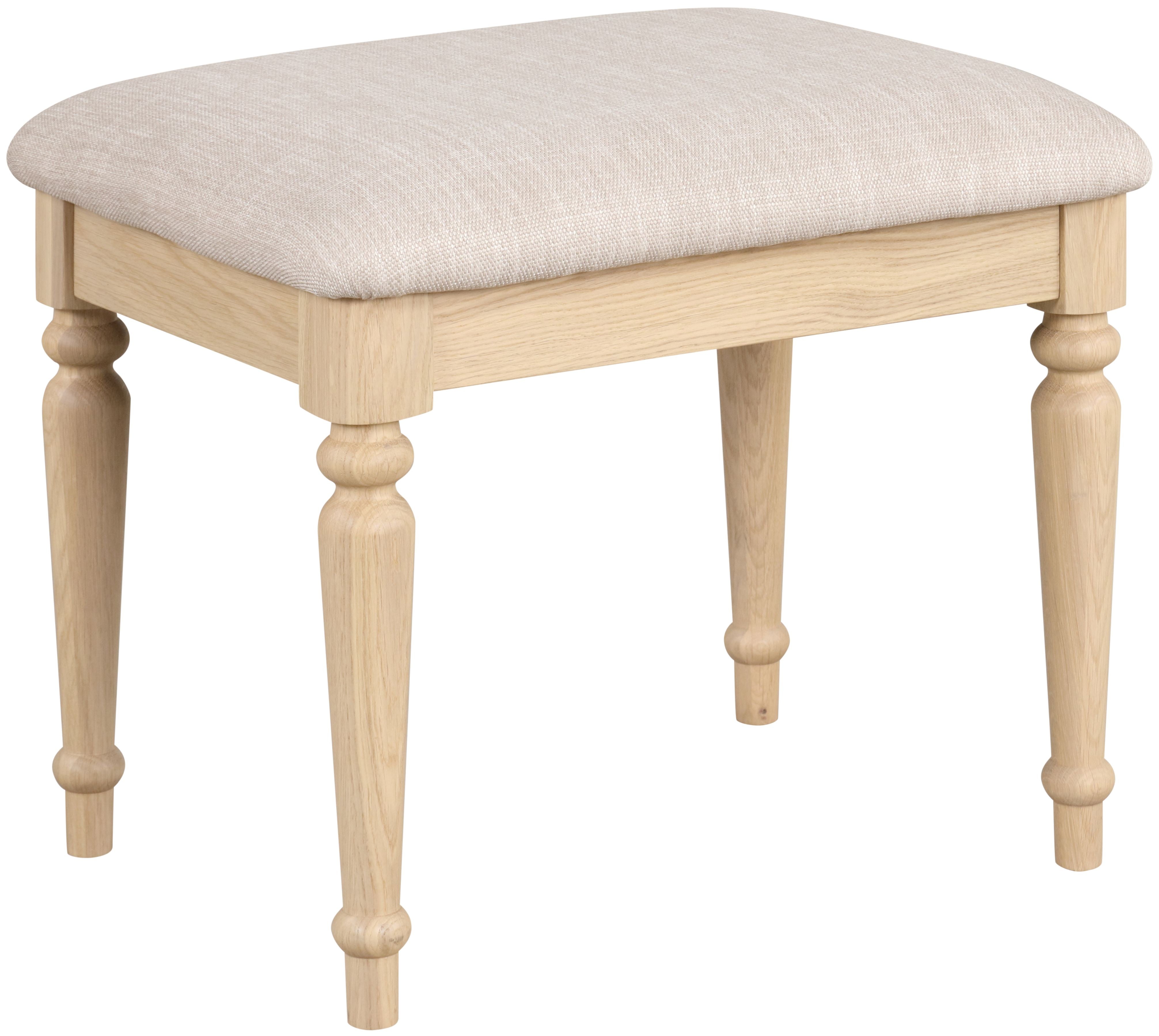 Lytham Oak Dressing Table Stool