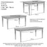 Lytham Oak Medium Extending Dining Table