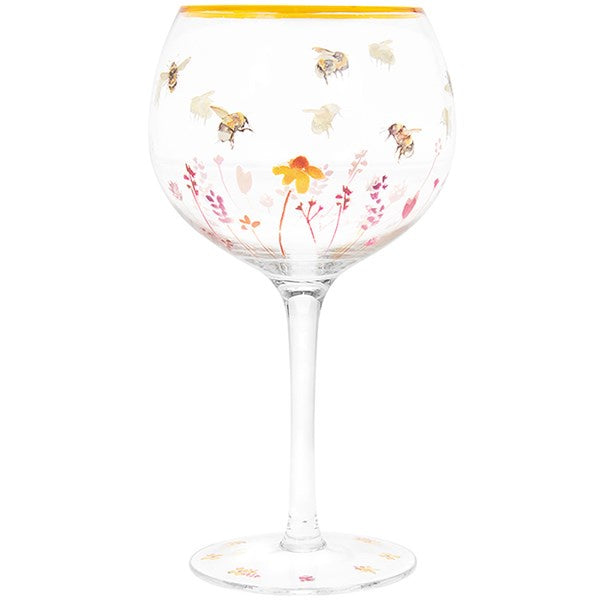 Busy Bees Boxed Gin Glass