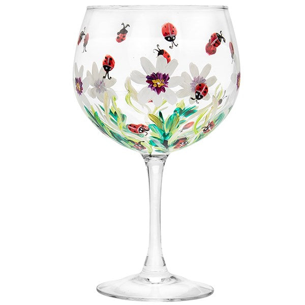 Flower Gin Glass Ladybirds MK 2