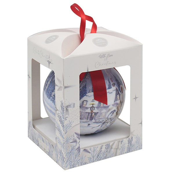 Macneil White Christmas Single Bauble