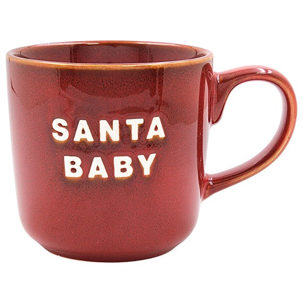 Xmas Jolly Red Santa Baby Mug