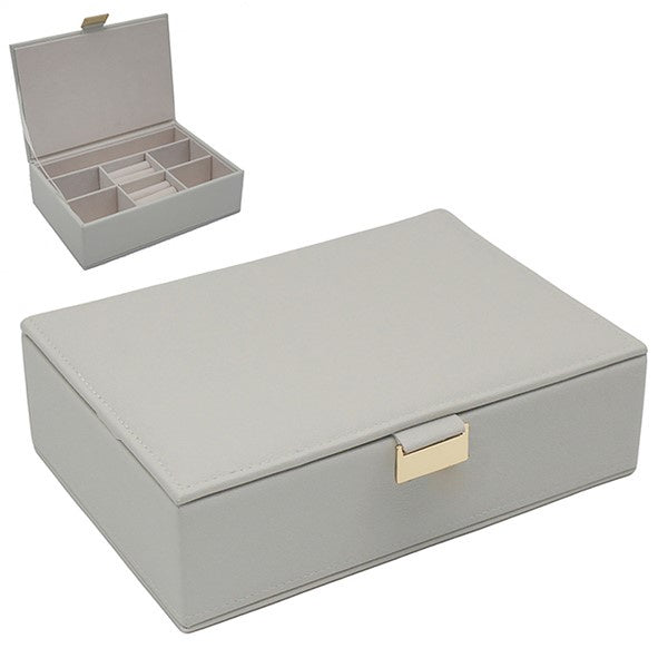 Luxe Jewel Box Rectangle Lidded White