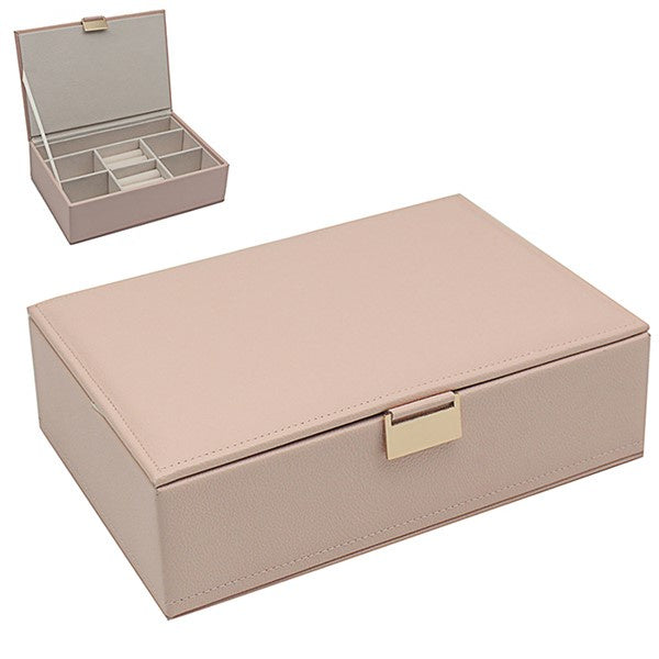 Luxe Jewel Box Rectangle Lidded Pink