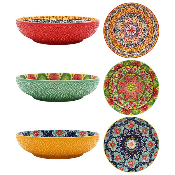 Tuscany Ceramic Deco Bowl Large
