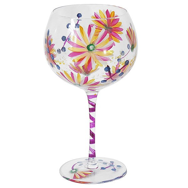 Flower Gin Glass Daisies 2