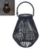 Solar LED Lantern Black Large