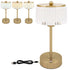 Round Shade Touch LED Lamp Gold