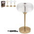 Oval LED Gold Touch Lamp