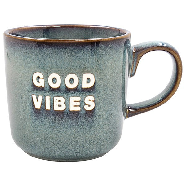 Reactive Glaze Mug Good Vibes