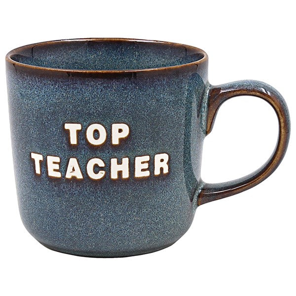 Reactive Glaze Mug Top Teacher
