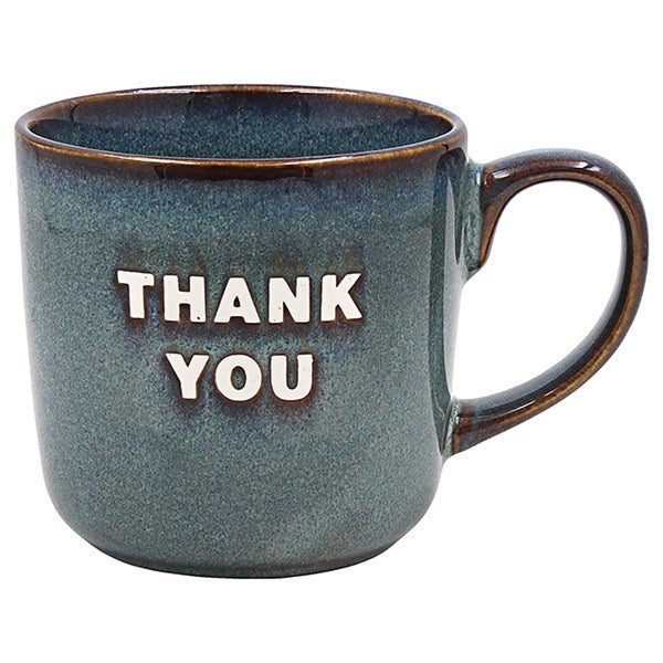 Reactive Glaze Mug Thank You