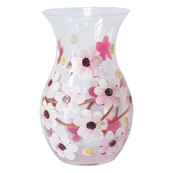 Lynsey Johnstone Hand Painted Glass Vase Blossom