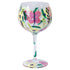 Hand Painted Glass Gin Butterflies