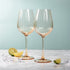 Amalfi Glass Amber Wine Set of 2