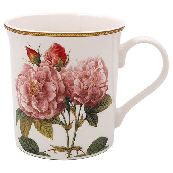 Traditional Rose Mug Pink