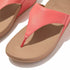 FitFlop Lulu Leather Toe-Post Sandals Rosy Coral