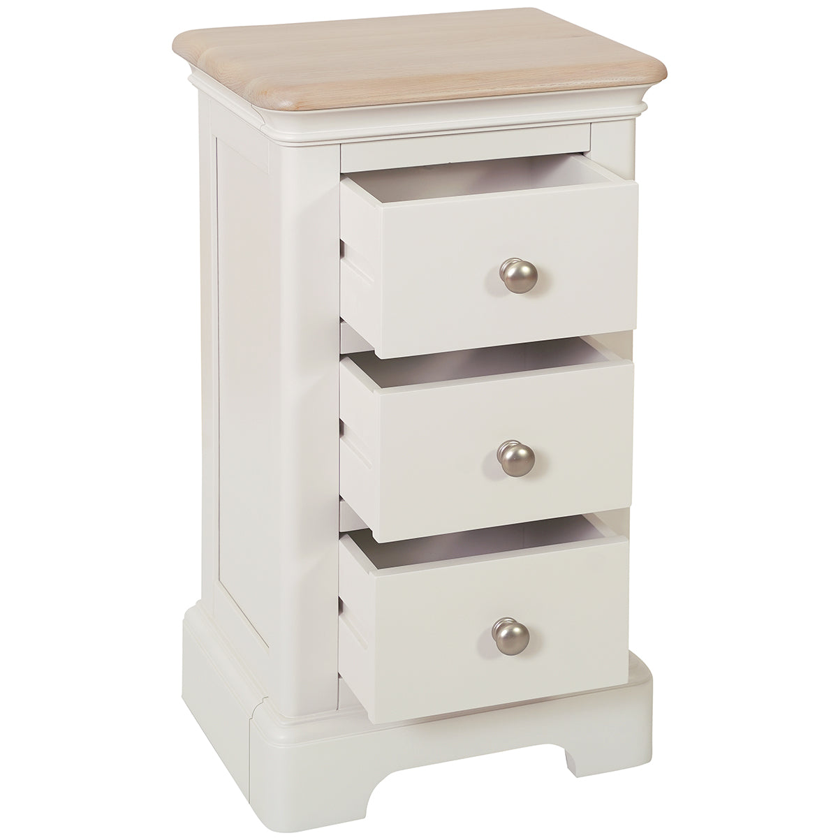 Lytham Grey Mist Compact Bedside Cabinet