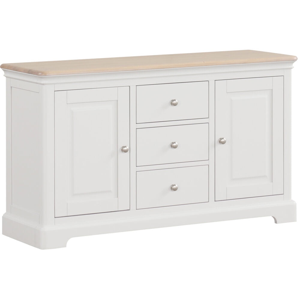 Lytham 2 Door 3 Drawer Sideboard Grey Mist