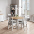 Lytham Round Extending Dining Table Grey Mist