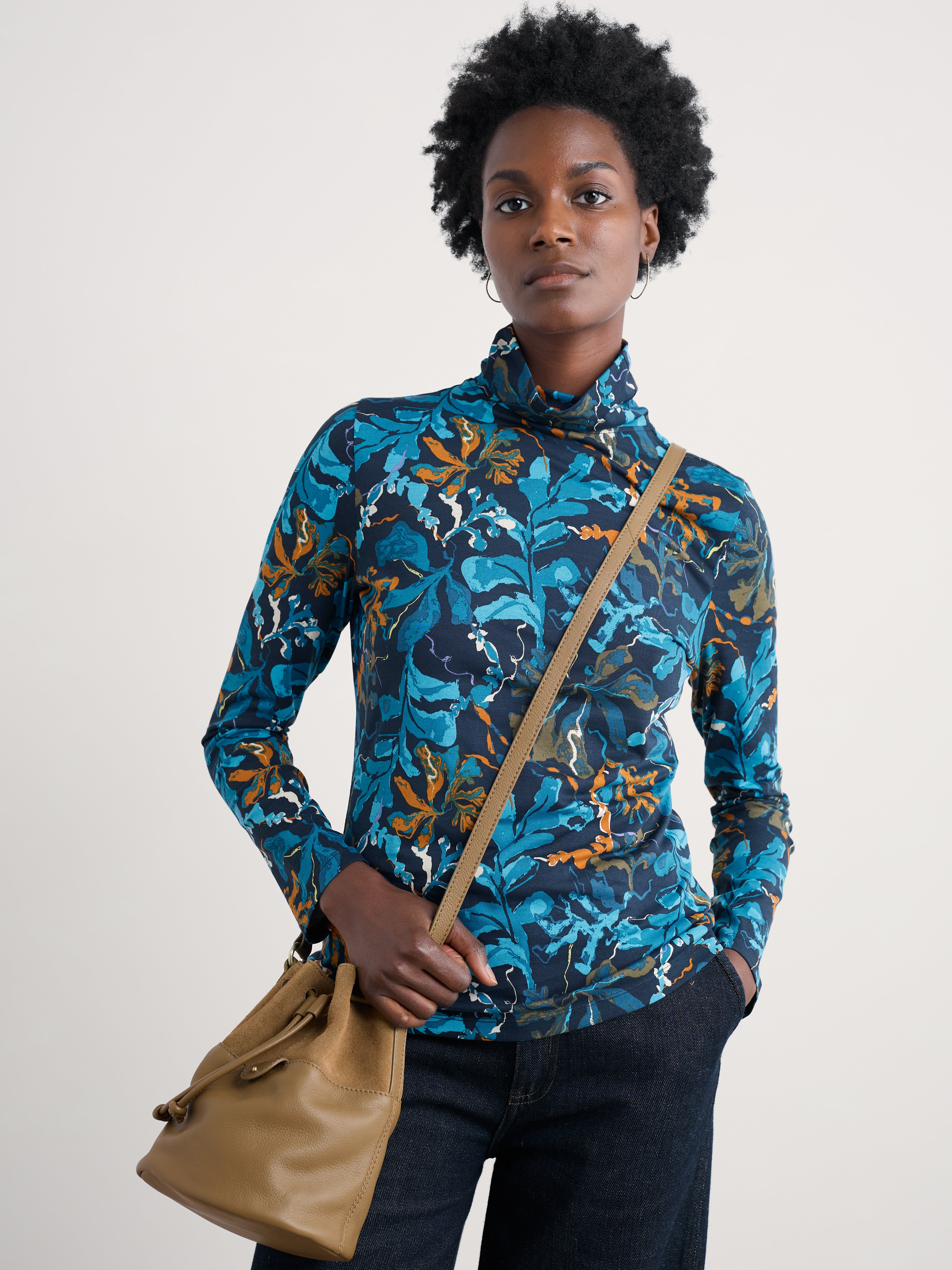 Seasalt Landing Top Floating Fronds Maritime