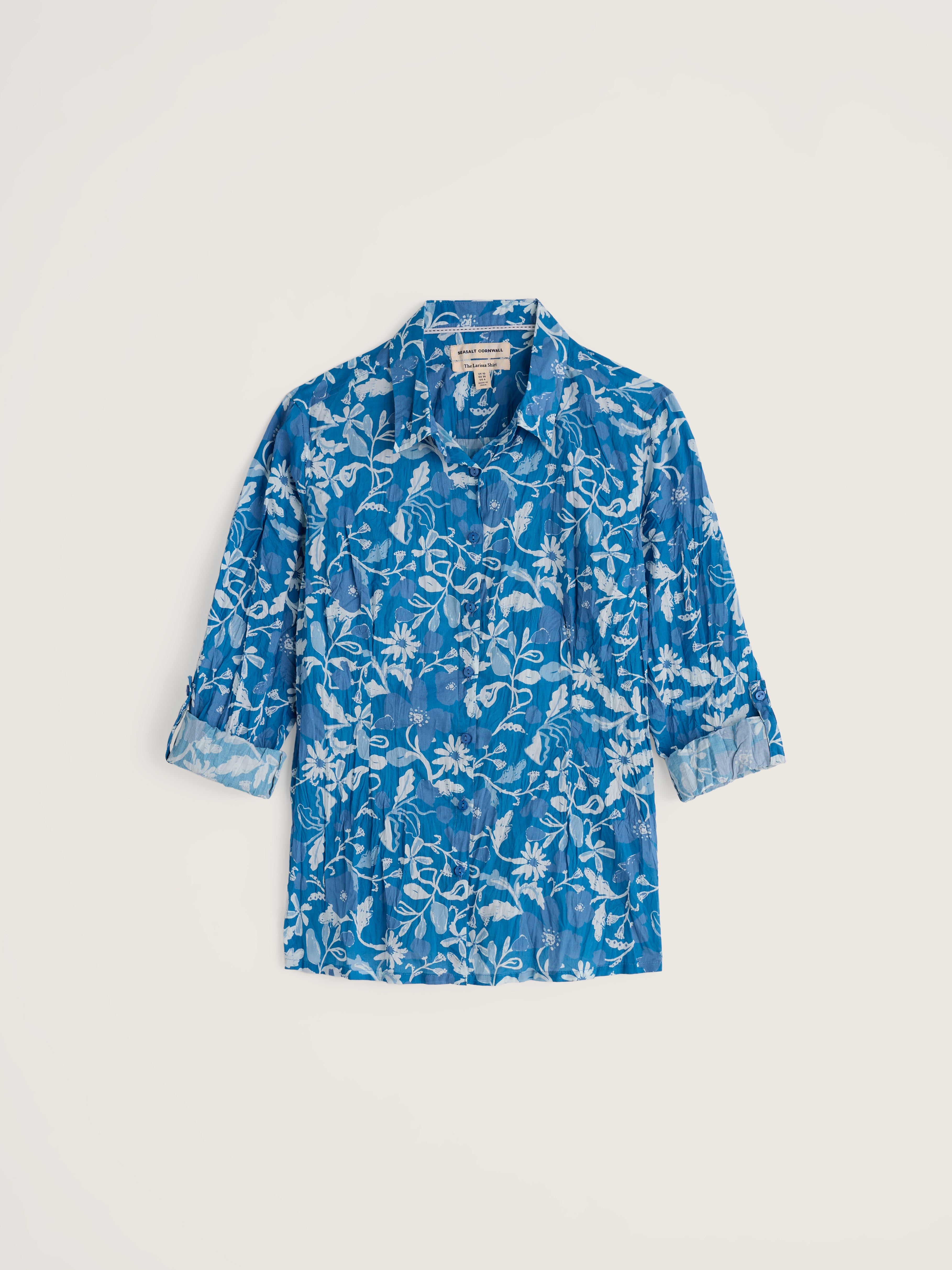 Seasalt Larissa Shirt Winding Meadow Sailboats