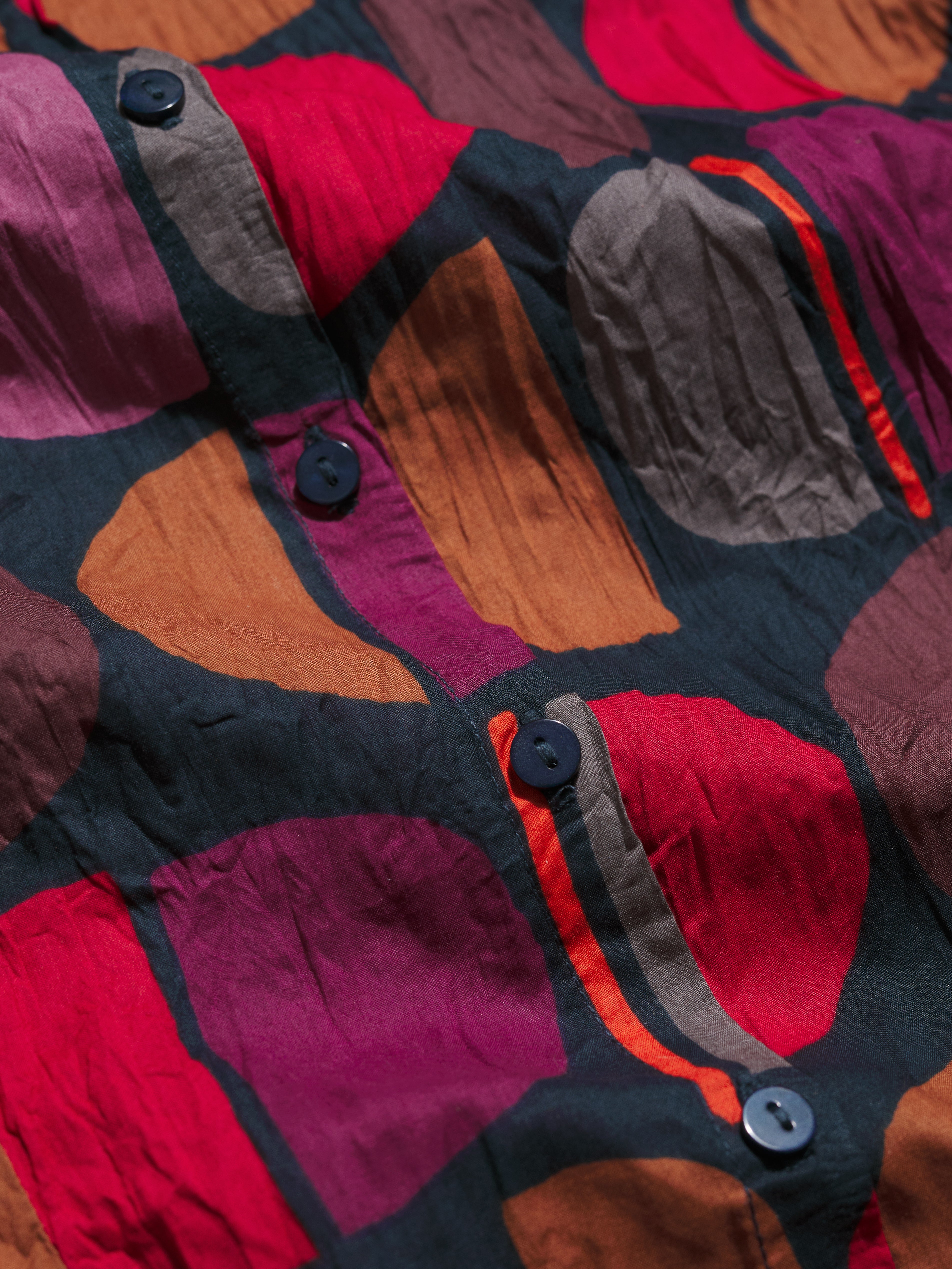 Seasalt Larissa Shirt Half Moon Stamp Onyx