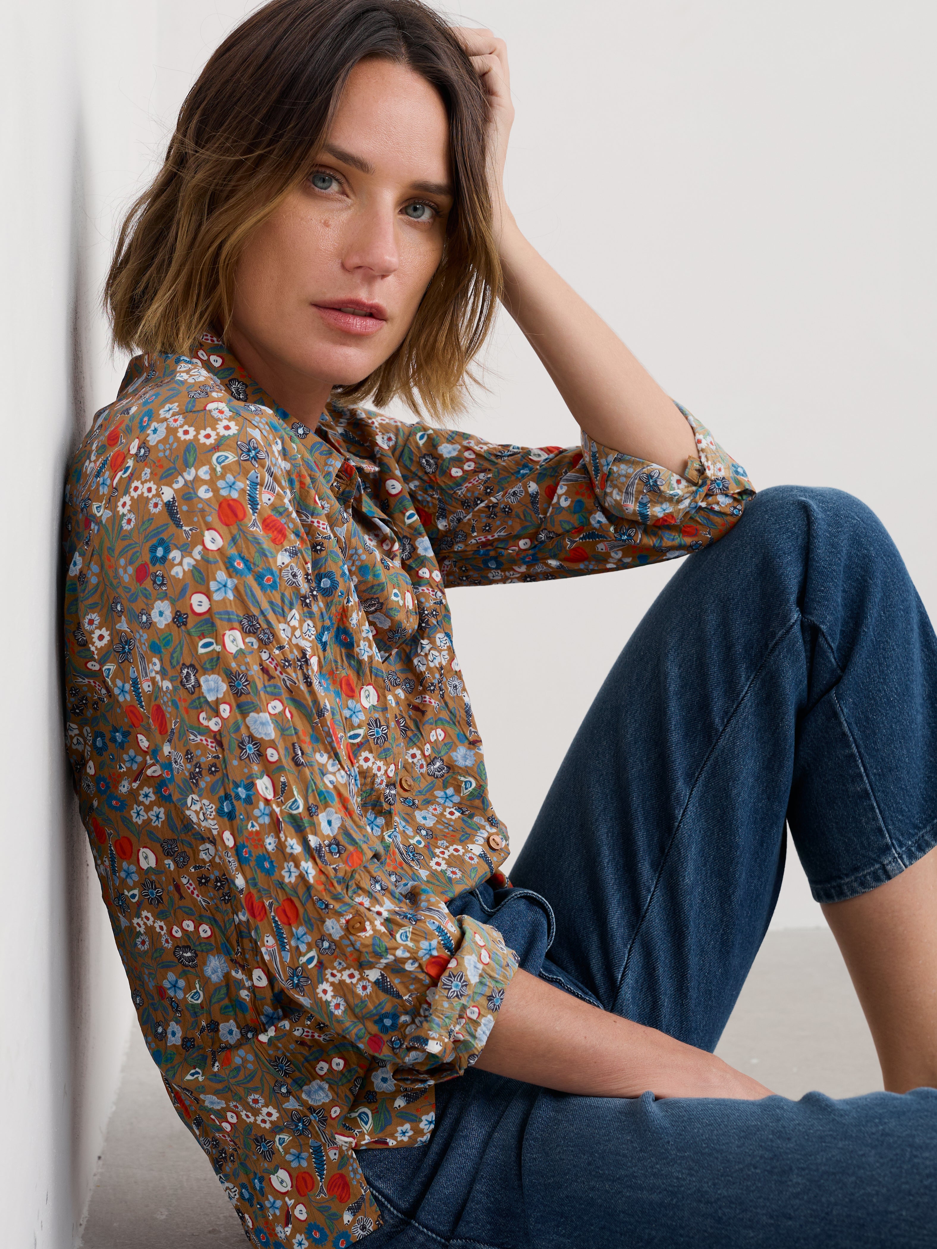 Seasalt Larissa Shirt Still Life Basket