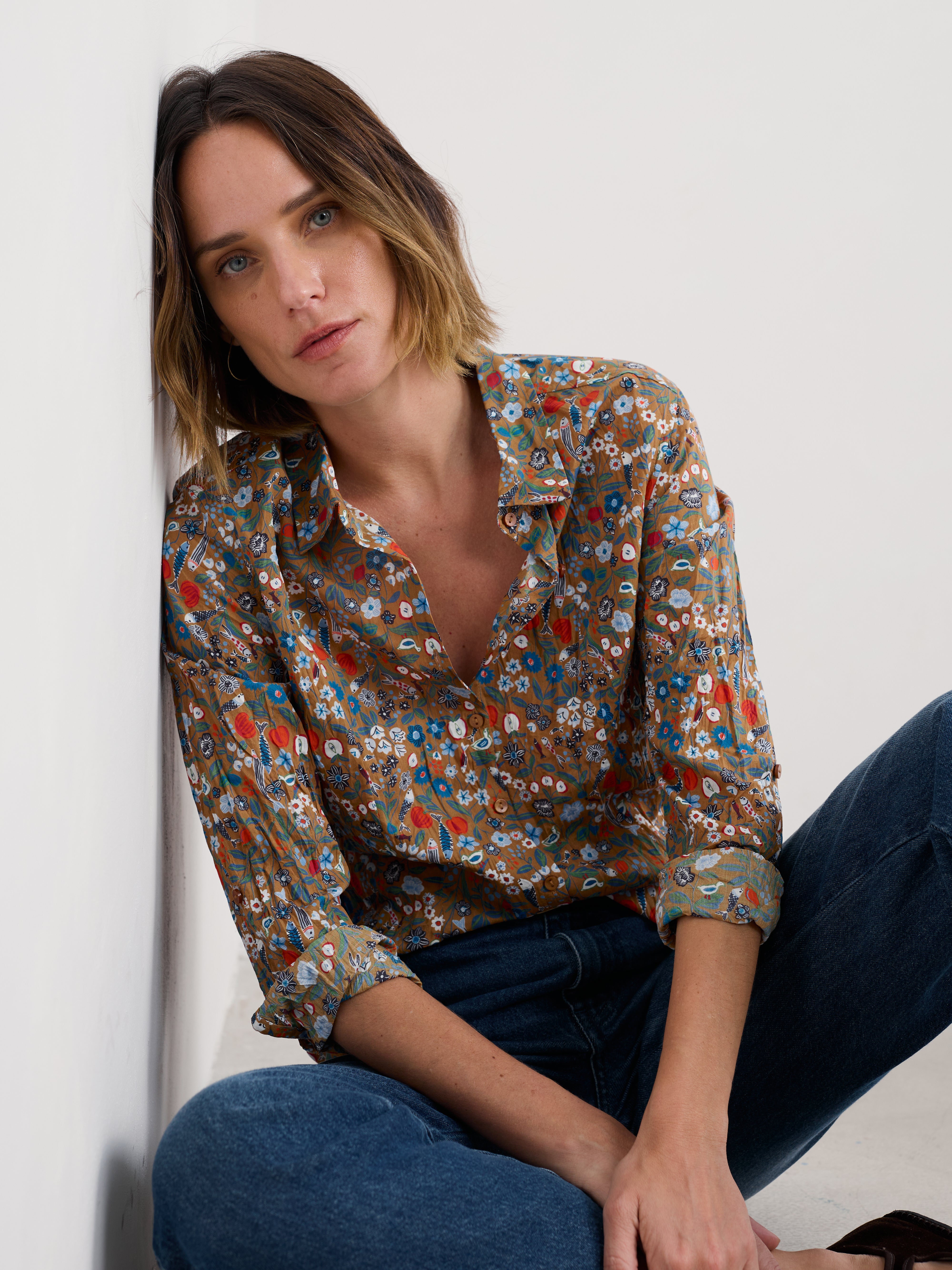 Seasalt Larissa Shirt Still Life Basket