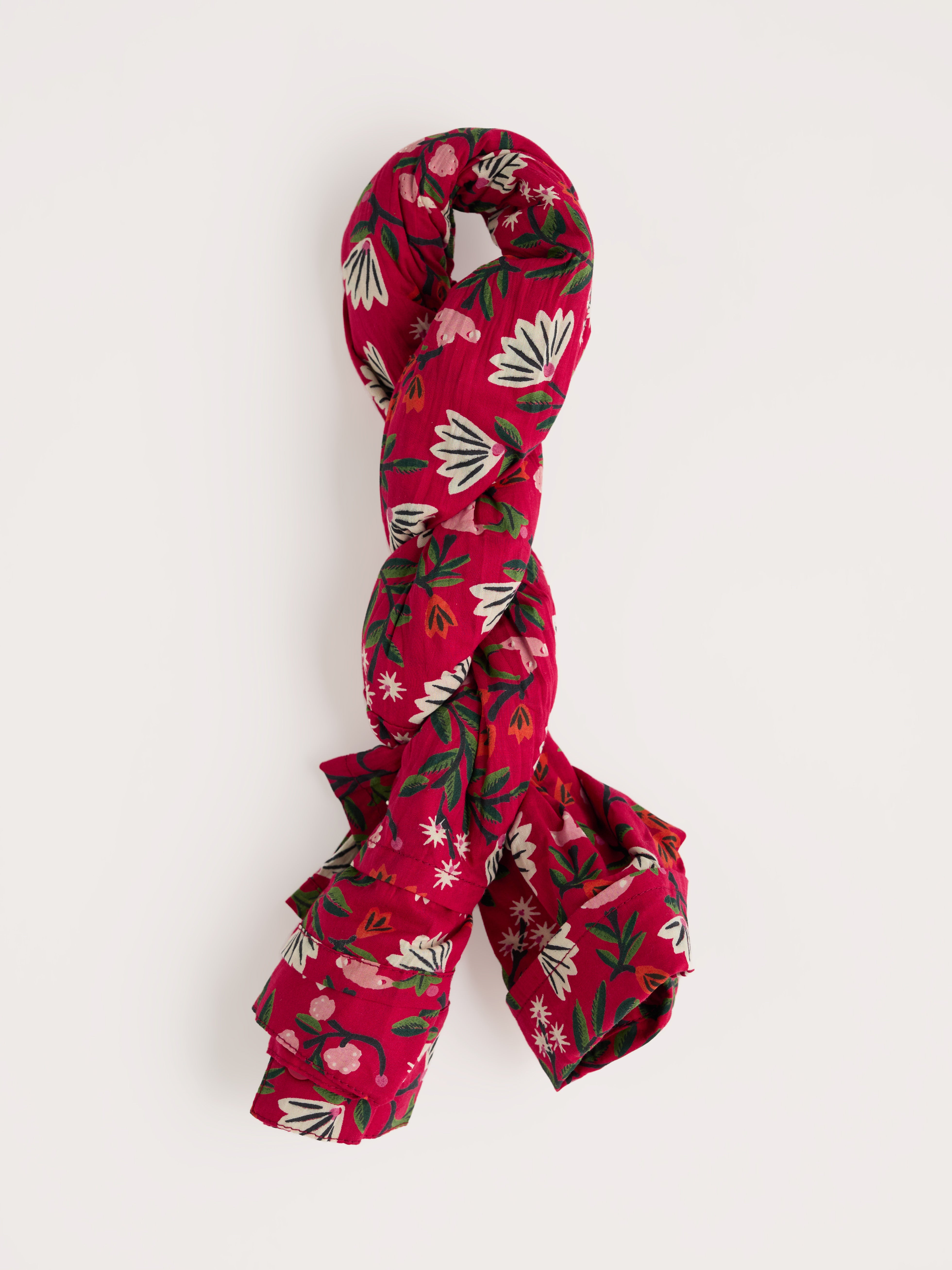 Seasalt Larissa Shirt Winter Wildflower Carmine