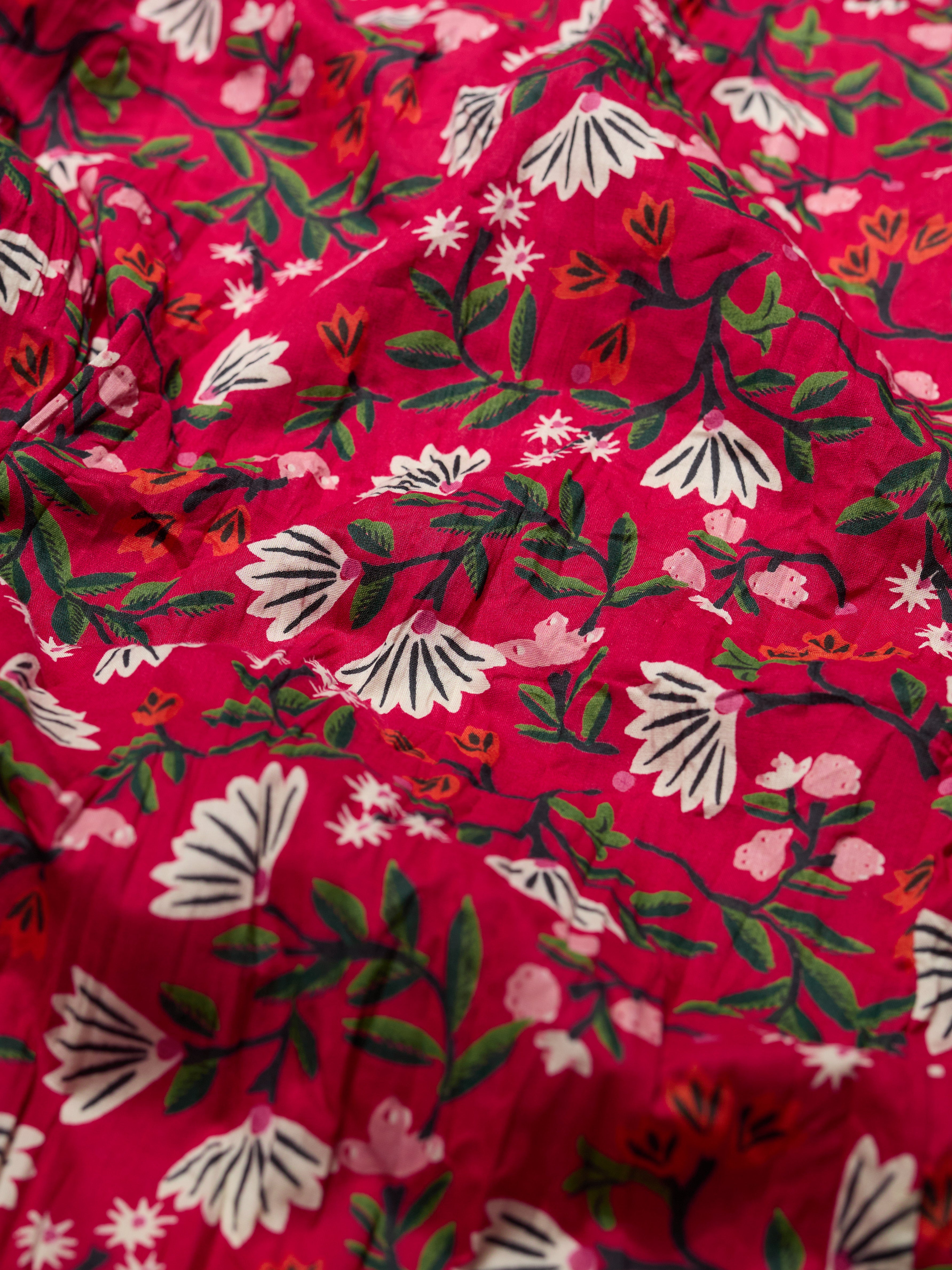 Seasalt Larissa Shirt Winter Wildflower Carmine