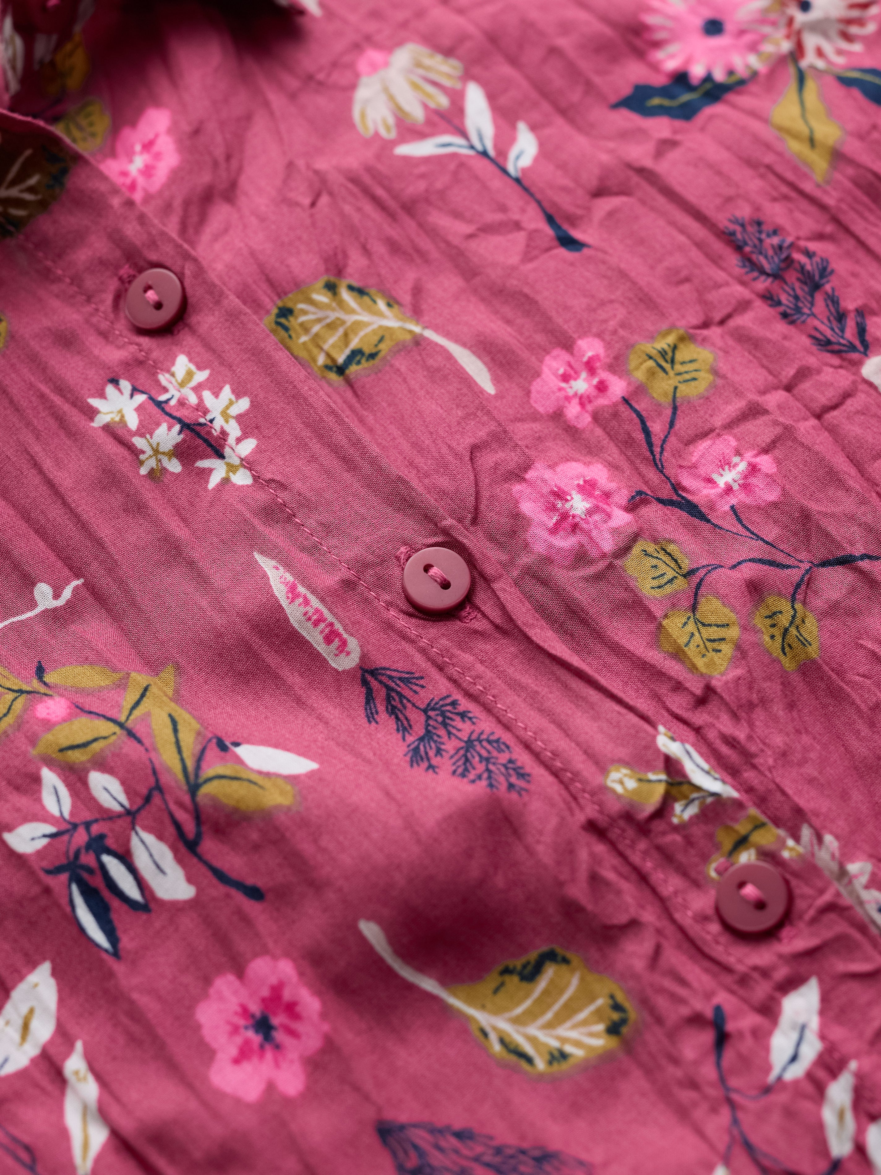 Seasalt Larissa Shirt Flora Study Rosa