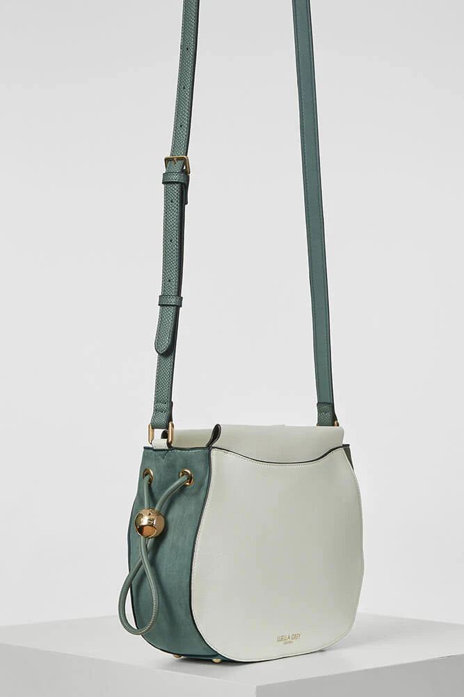 Luella Grey Cecily CrossBody Bag White/Sea Green