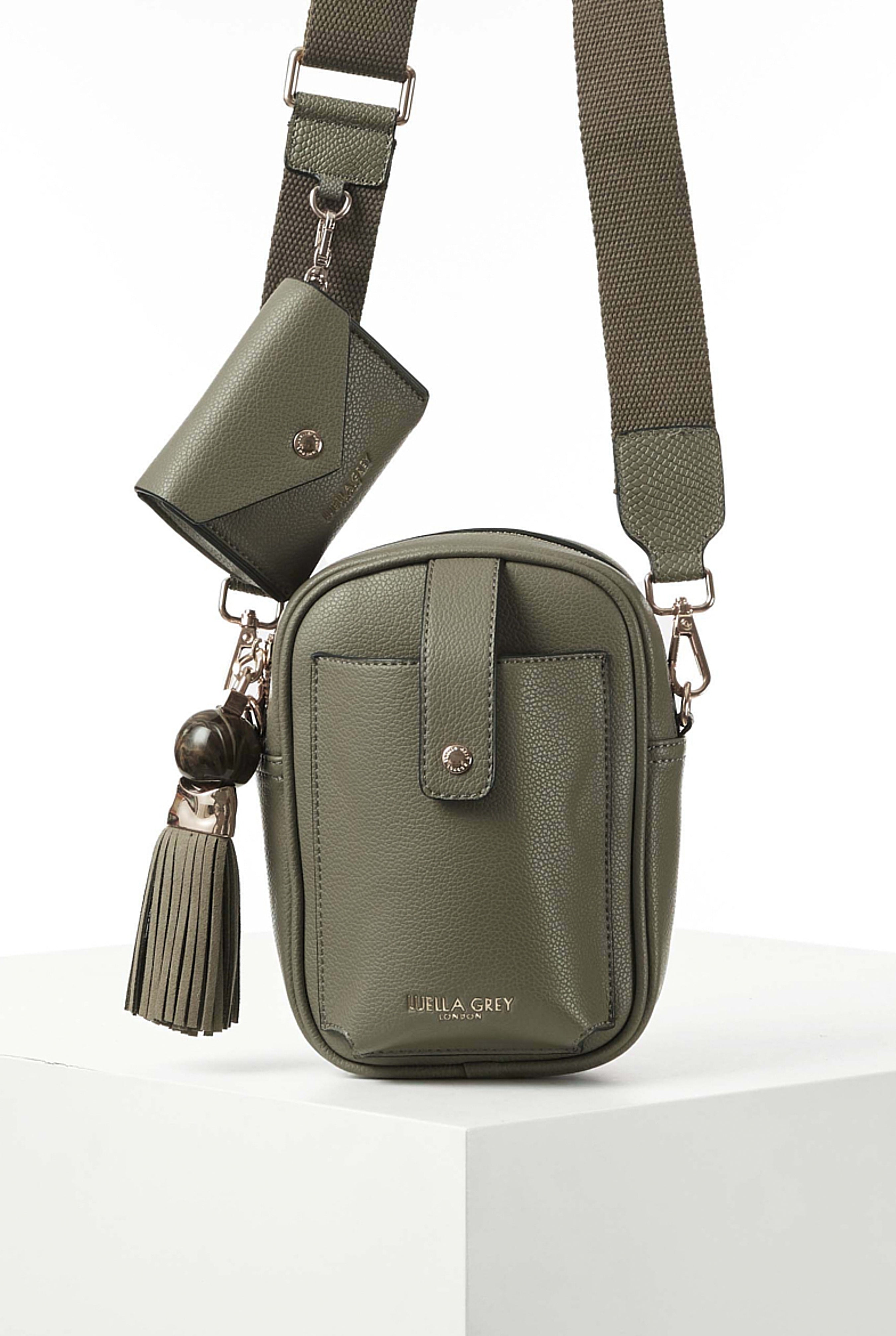 Luella Grey Elise Portrait Camera Crossbody Sage