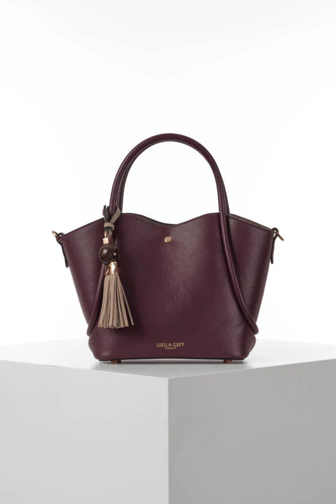 Luella Grey Flo Crossbody Bag Cherry/Mushroom