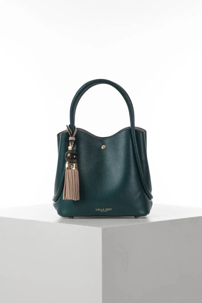 Luella Grey Flo Crossbody Bag Peacock/Mushroom