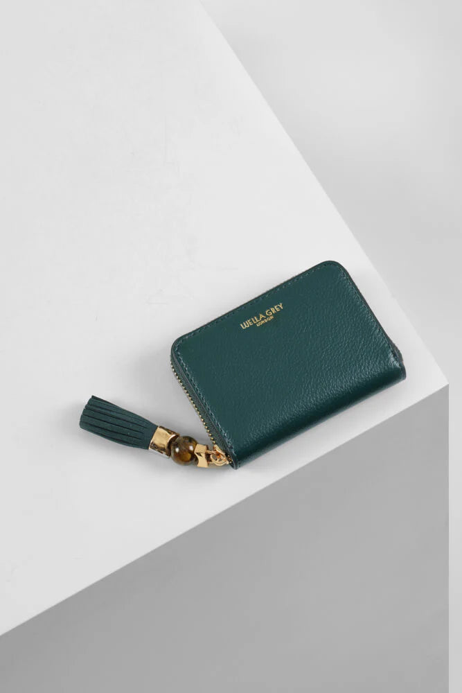 Luella Grey Maeve Small Tassel Purse Peacock