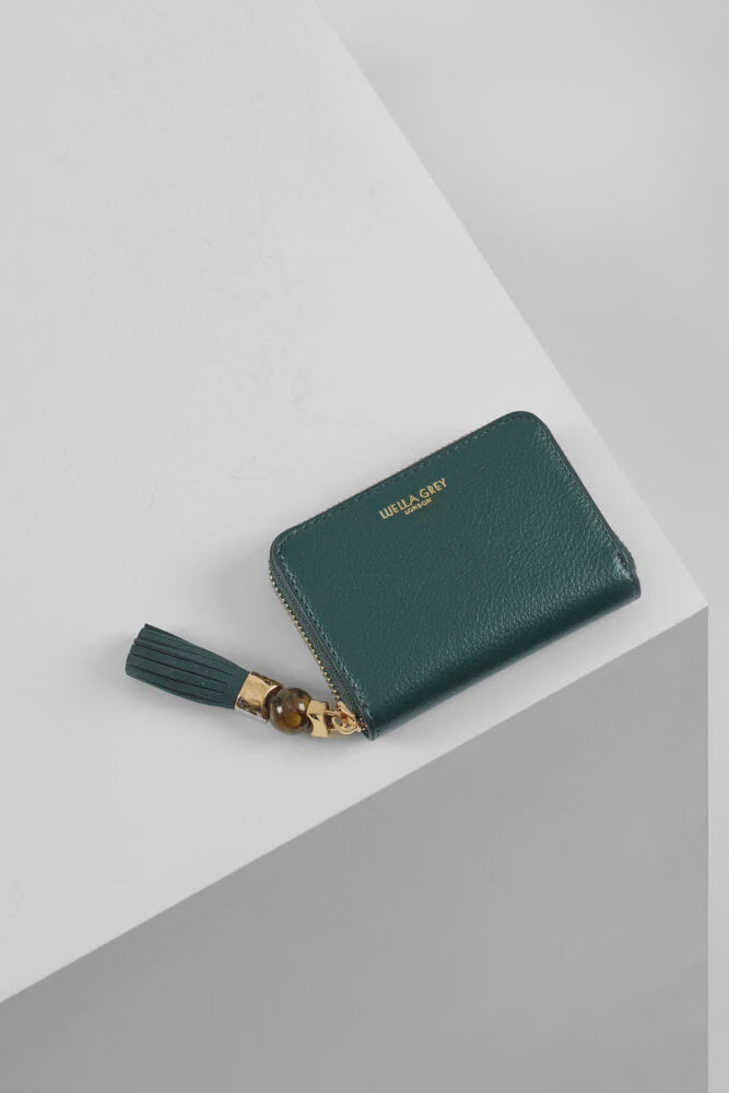 Luella Grey Maeve Small Tassel Purse Peacock