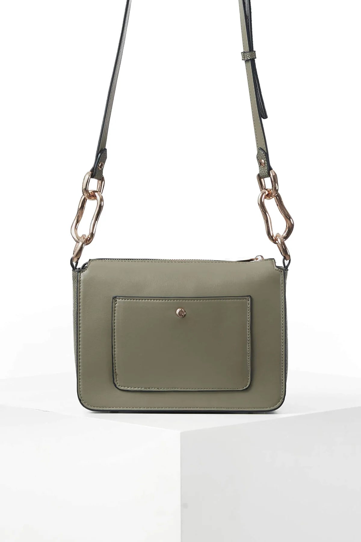 Luella Grey Margarita Zip Top Crossbody Sage