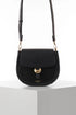 Luella Grey Venetia Saddle Crossbody Bag Black