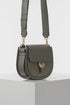 Luella Grey Venetia Saddle Crossbody Bag Khaki