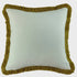 Malini Cream Slub with Natural Heavy Fringe - Whiskey