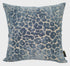 LEOPARD CUT VELV PAUL MONEYPENNY BLUE 56 X 56 CM CUSHION