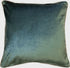 DBLE SIDED VELV SAGE/GOLD  59 X 59CM CUSHION
