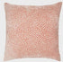CUT VELVET FLORAL PUTTY 56 X 56 CM CUSHION