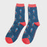 Mr Sparrow Cyclists Socks Navy