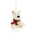 Jellycat Munro Scottie Dog Decoration MUN6SDD