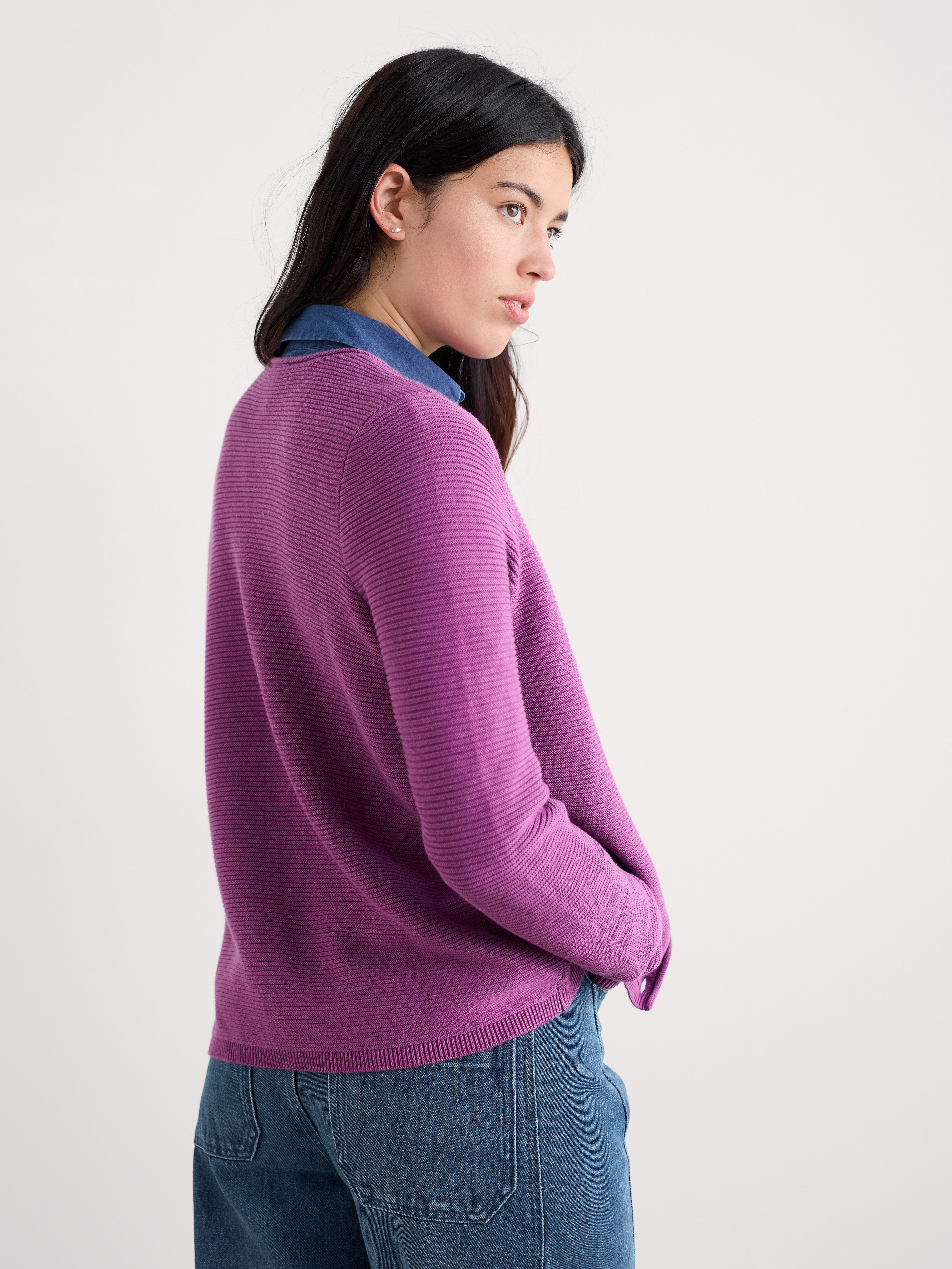 Seasalt Makers Cardigan Bright Orchid